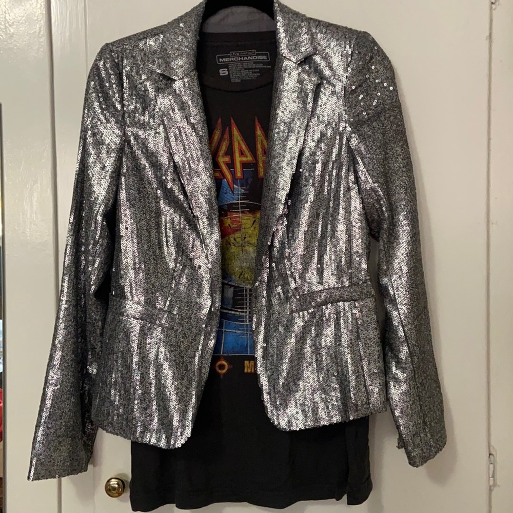 Michael kors sequin blazer